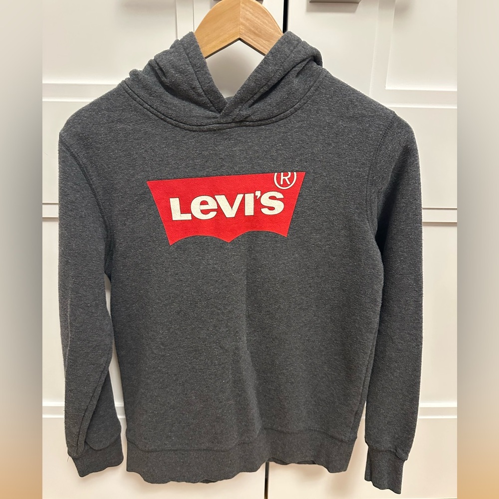 Levi's Boys Grey Hoodie Sweater Size 12-13